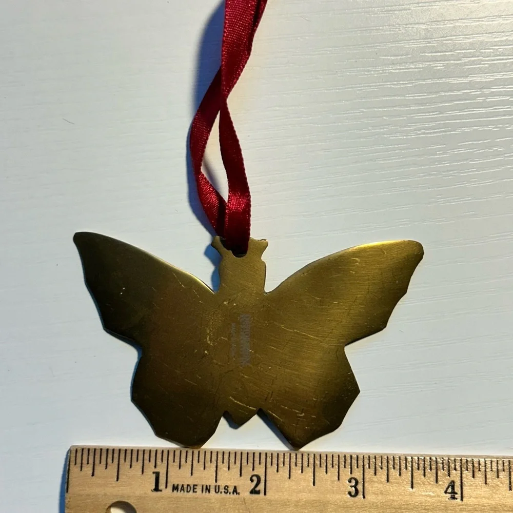 Brass Restoration Hardware Moth Butterfly Insect Christmas Ornament‎ India
